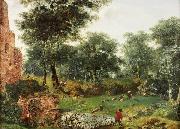 Jan van der Heyden, Wooded landscape